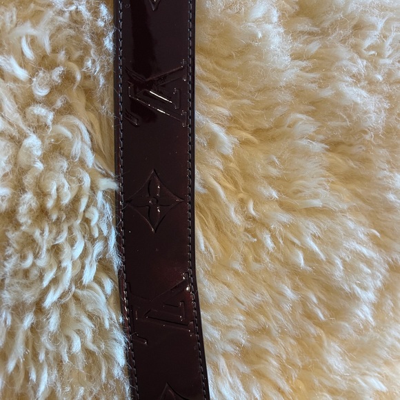 Louis Vuitton Belt Verni Saint-Tulle Frame 30Mm Amaranto 95 38 CA2140 M6849 - Picture 14 of 14
